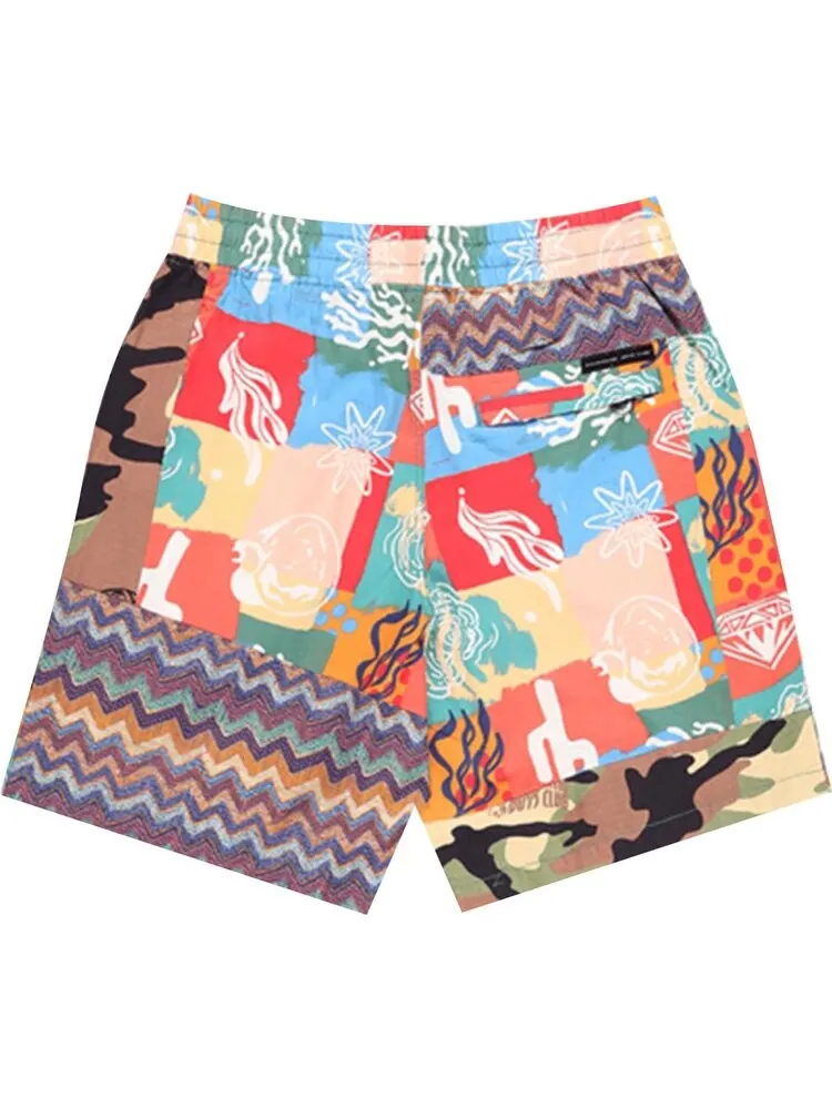 Шорты Billionaire Boys Club Shark Shorts 'Blue/Pink/Mixed' — изображение 2 из 2, синий