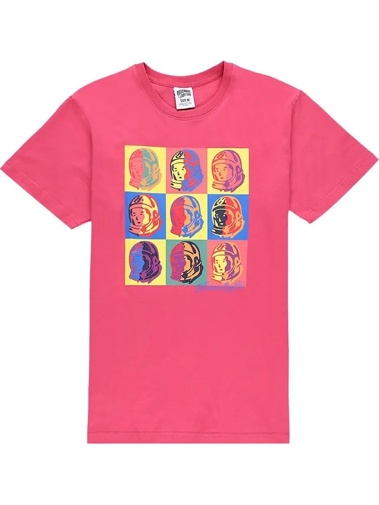 Футболка Billionaire Boys Club Pop Short-Sleeve Tee 'Carmine' — изображение 1 из 2, розовый