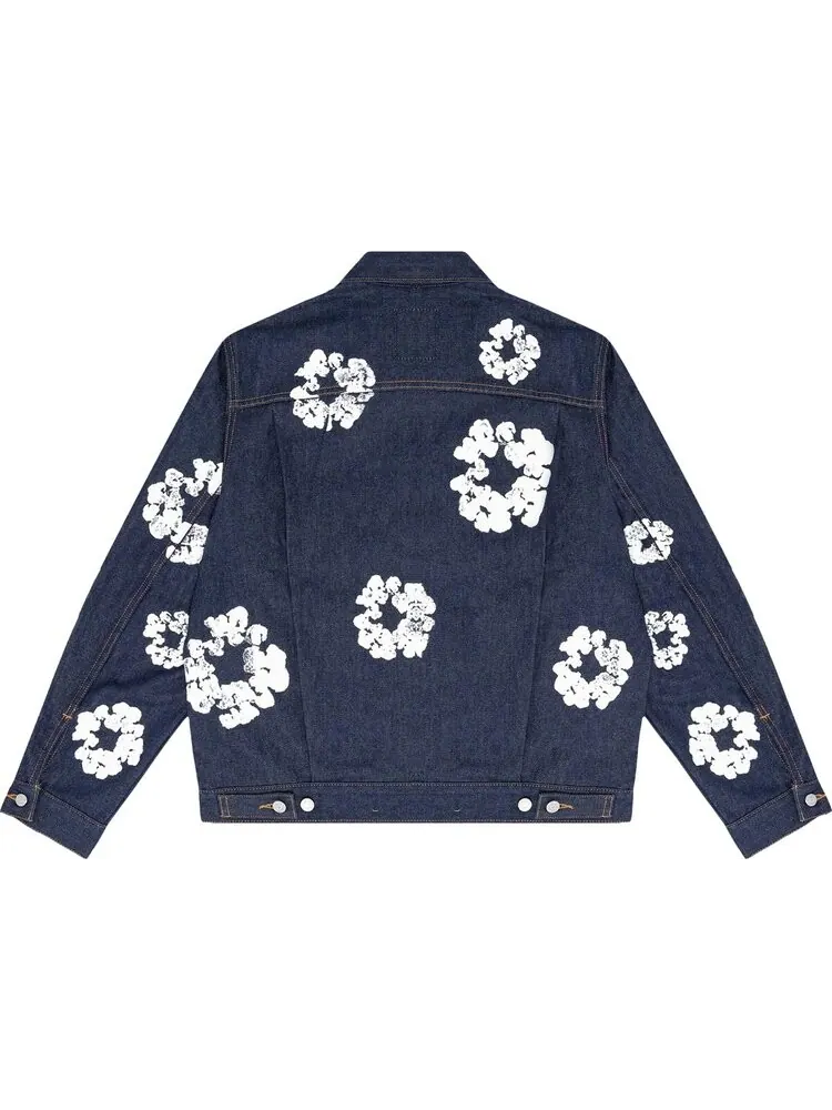 Куртка Denim Tears Type II All Over Wreath 'Raw' — изображение 2 из 2, синий