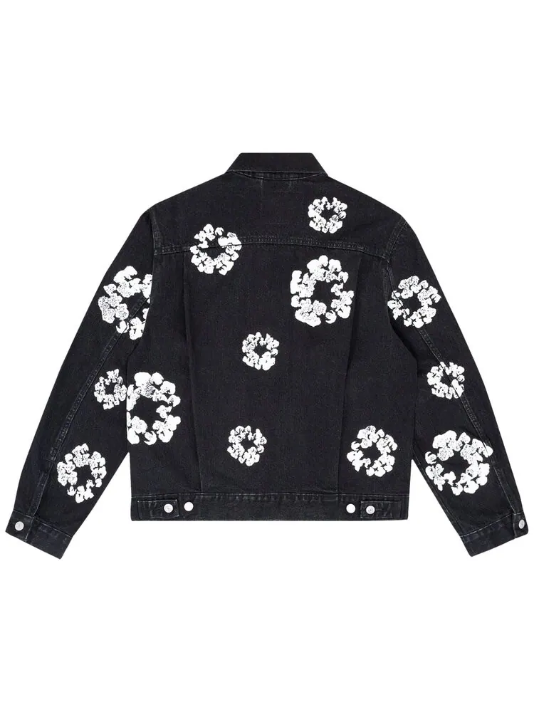 Куртка Denim Tears Type II All Over Wreath 'Black' — изображение 2 из 2, черный