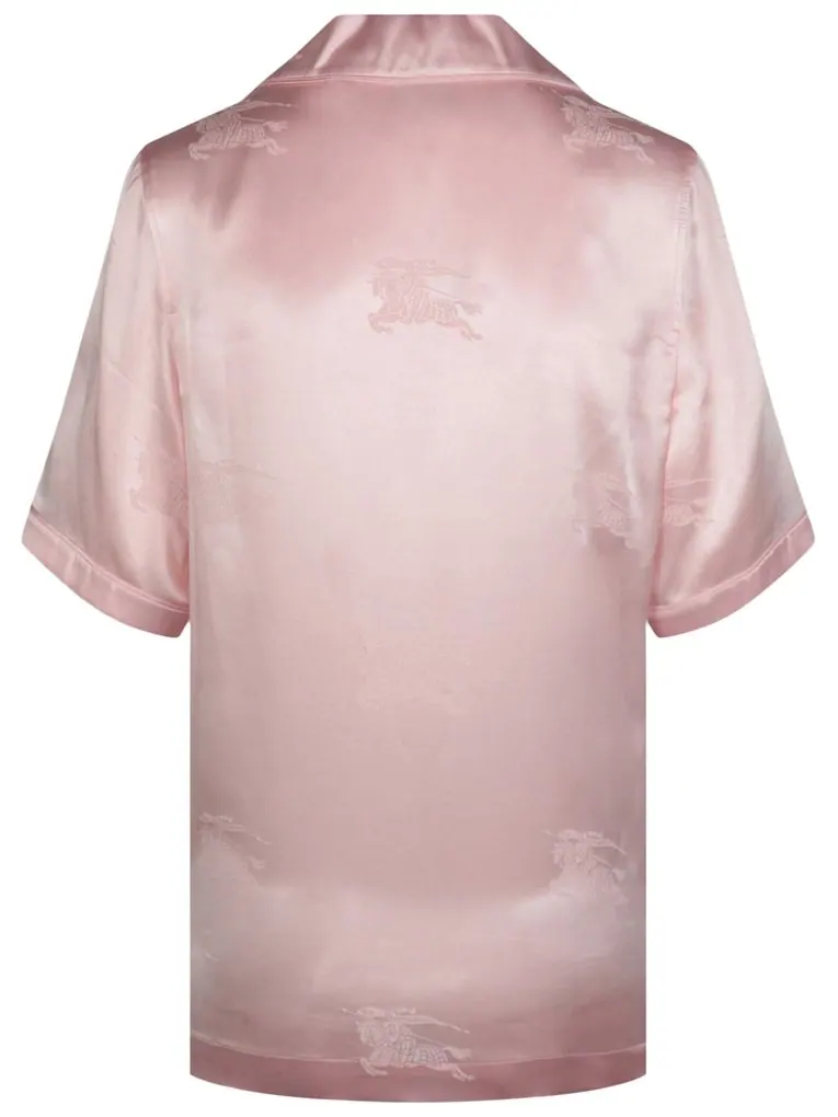 Рубашка Burberry EKD, женская — изображение 2 из 2, розовый