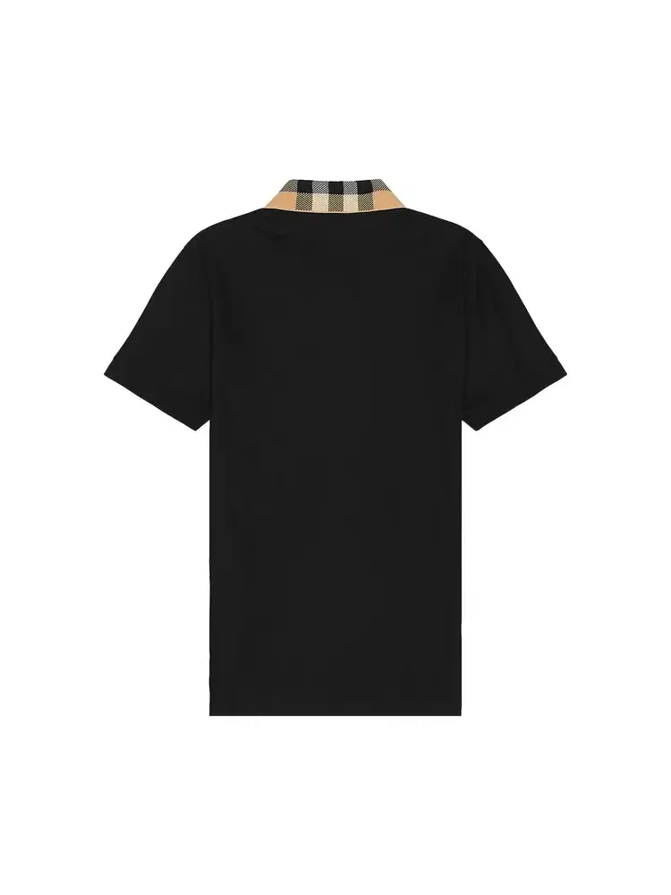 Футболка поло Burberry Cody — изображение 2 из 2, черный