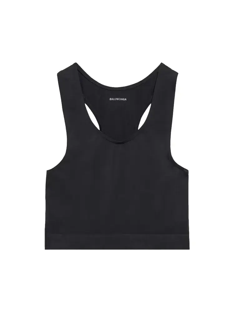 Укороченный бесшовный топ Balenciaga