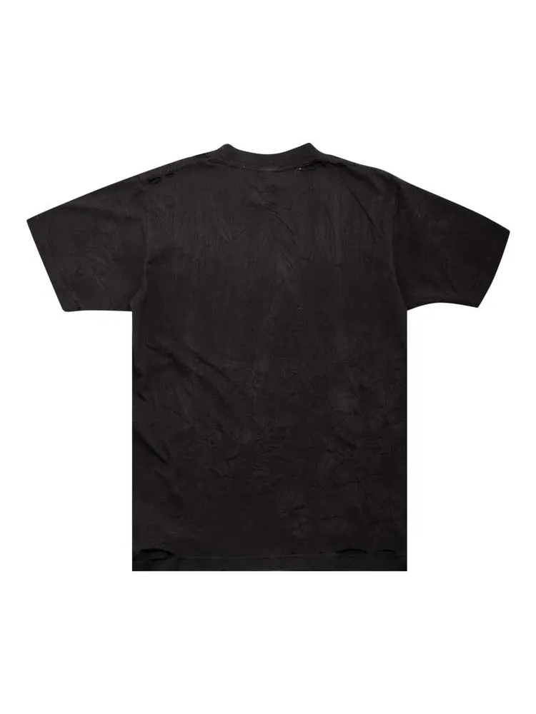 Футболка Balenciaga Regular Fit T-Shirt — изображение 2 из 2, черный