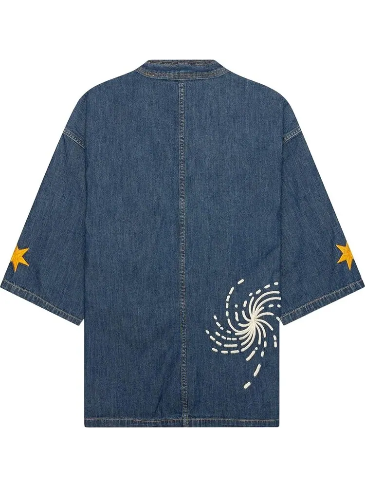 Лонгслив Billionaire Boys Club Space Rider Long-Sleeve Kimono 'Solar Flare' — изображение 2 из 3, синий