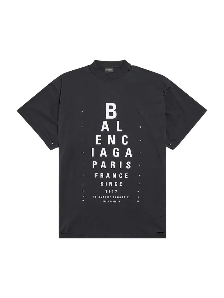 Футболка Balenciaga Optical T-Shirt