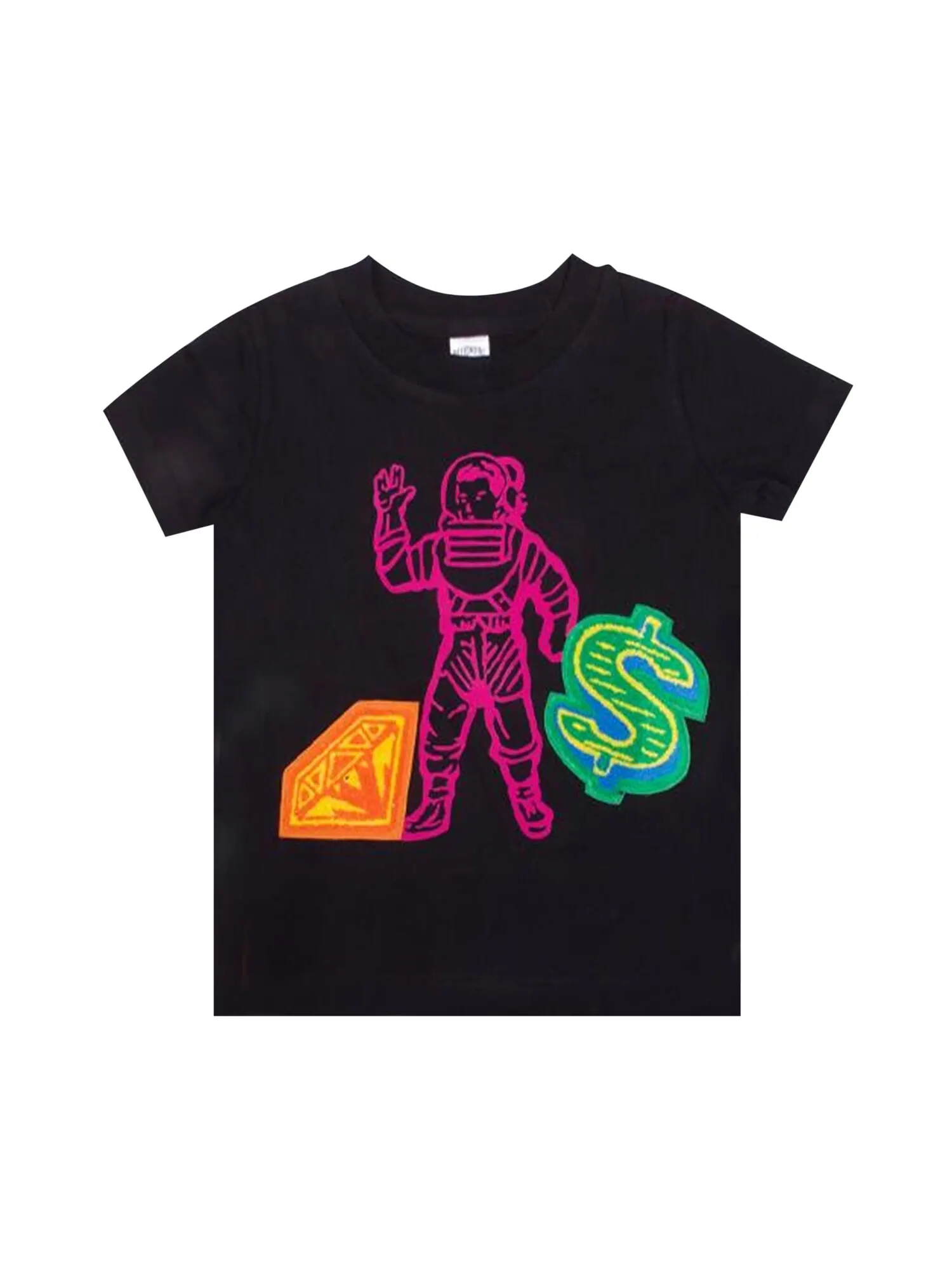 Детское трикотажное платье с короткими рукавами Billionaire Boys Club BB Billio Astro — изображение 1 из 1, черный