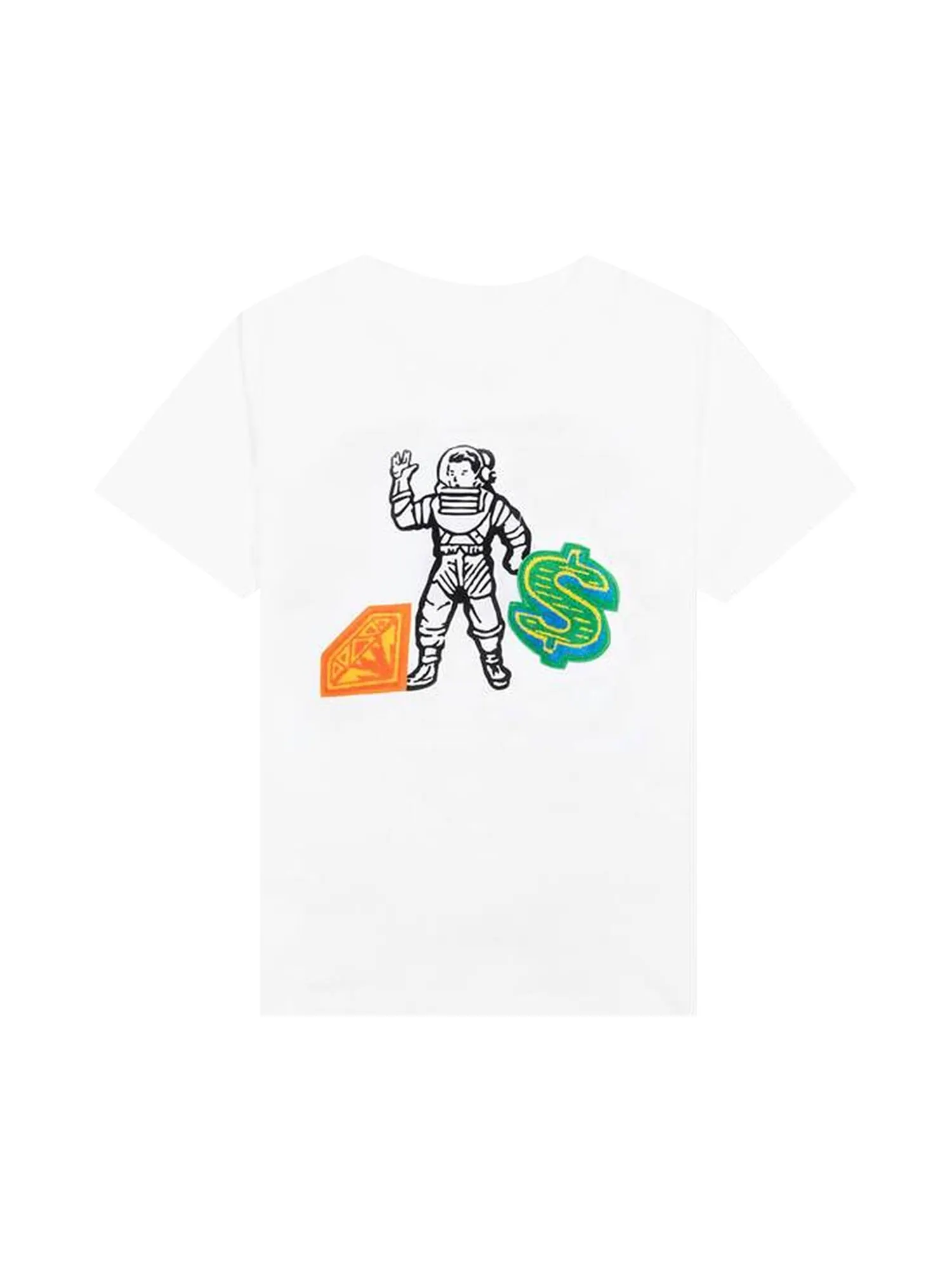 Детское трикотажное платье с короткими рукавами Billionaire Boys Club BB Billio Astro — изображение 1 из 1, белый