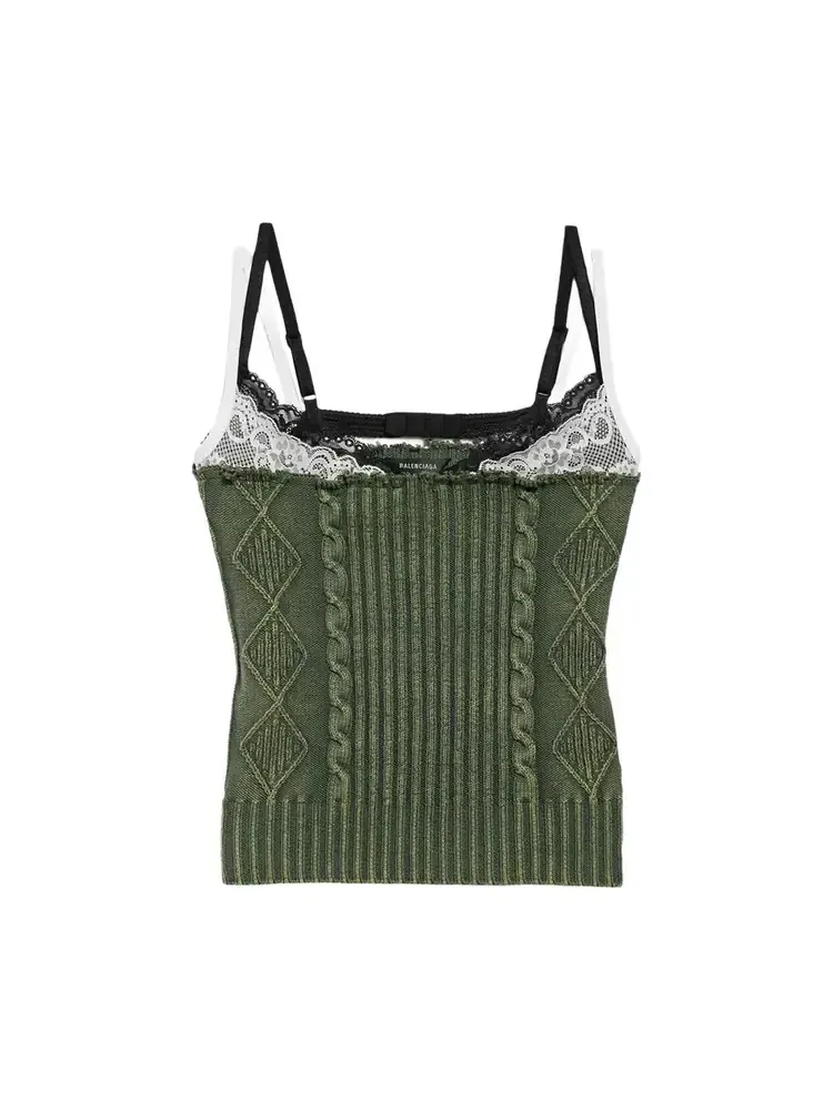 Майка Balenciaga с нашивками
