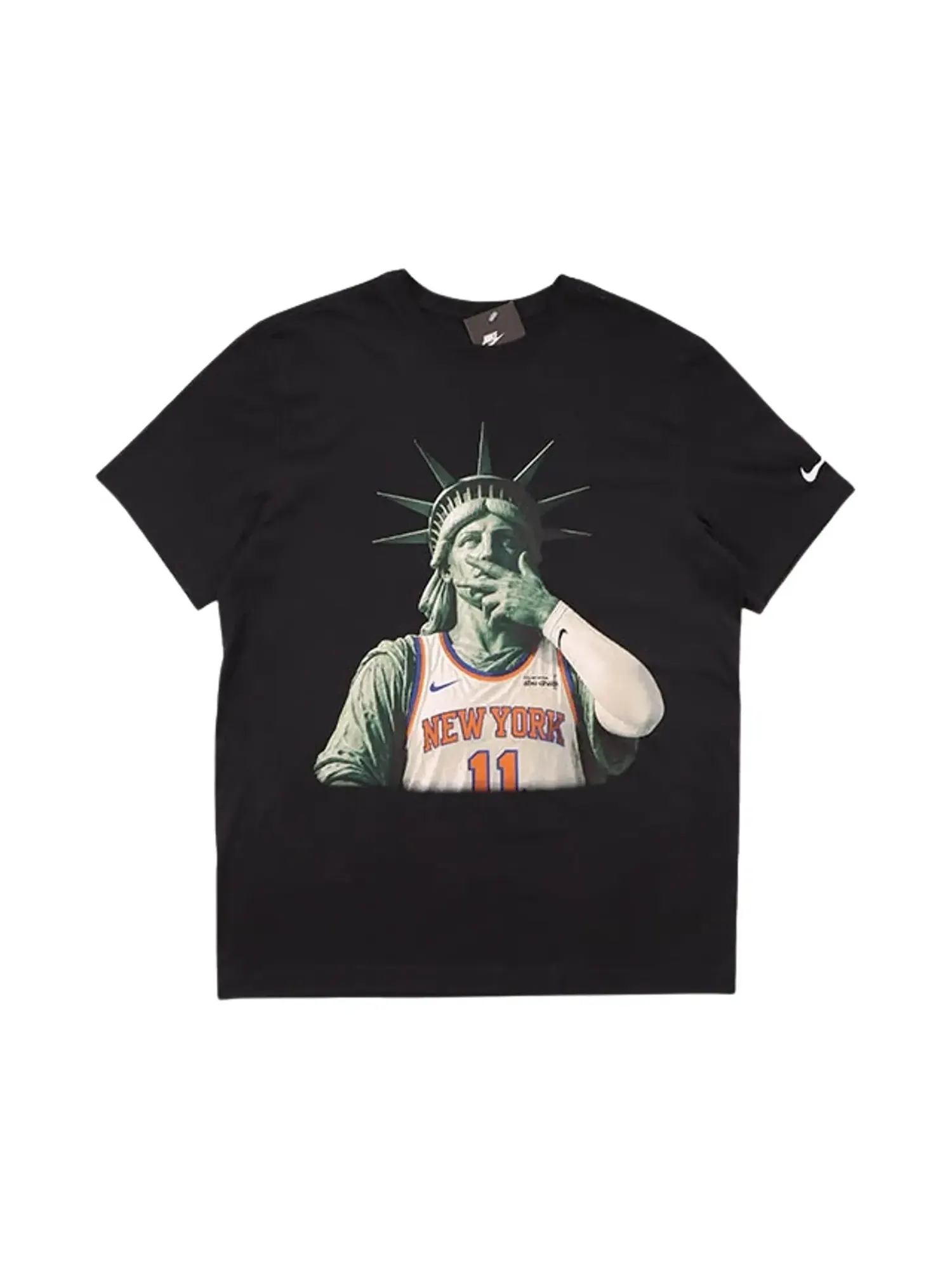 Эксклюзивная футболка Nike NYC Statue Of Liberty Knicks Brunson — изображение 1 из 2, черный