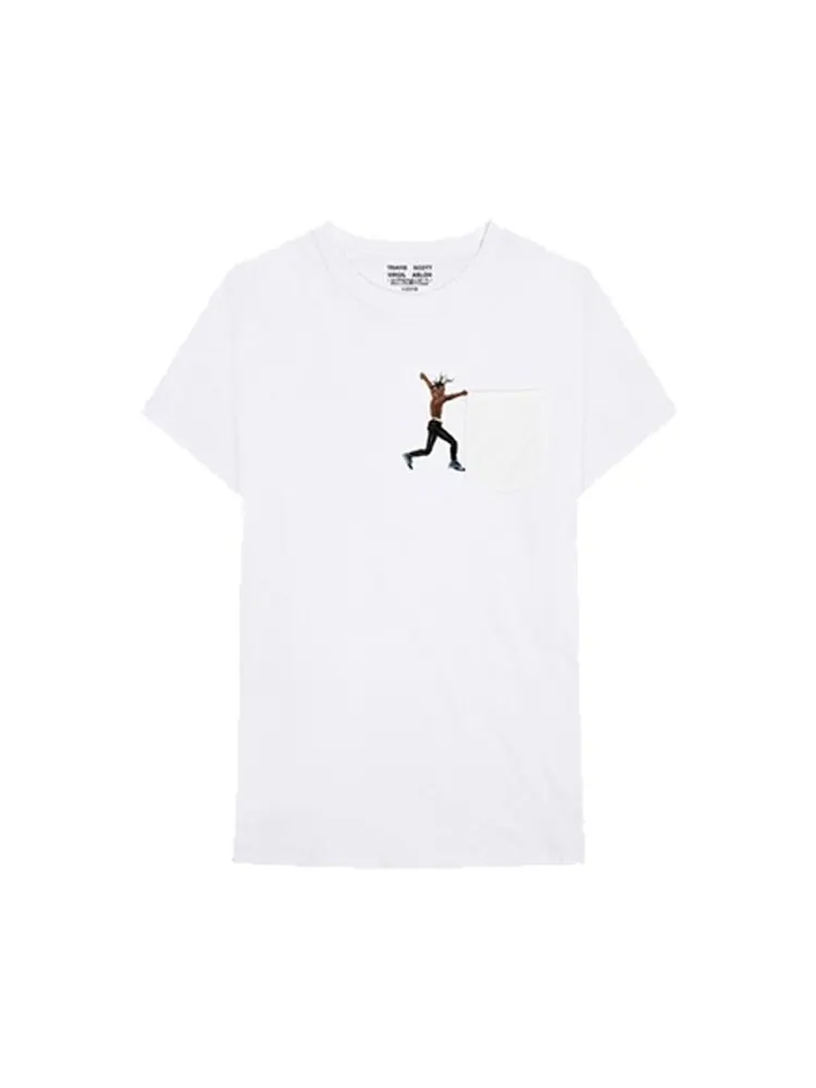 Футболка Cactus Jack by Travis Scott x Virgil Abloh By A Thread T-Shirt (Air Jordan 4 Version) 'White' — изображение 1 из 2