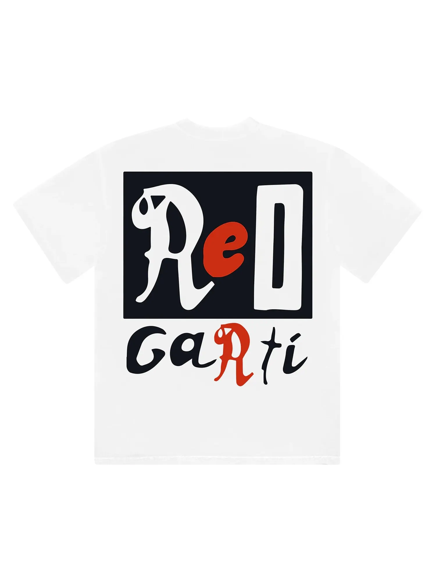 Футболка Cactus Plant Flea Market x Playboi Carti Whole Lotta Red King Vamp — изображение 2 из 2, белый