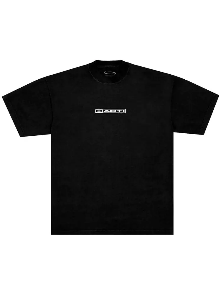 Футболка Playboi Carti IAM Silver Disc Tee 'Black' — черный