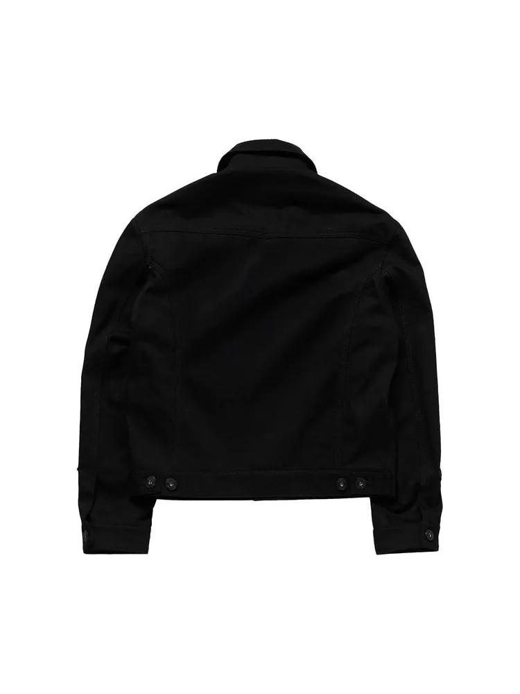 Куртка Alexander McQueen Military Denim Jacket — изображение 2 из 2, черный