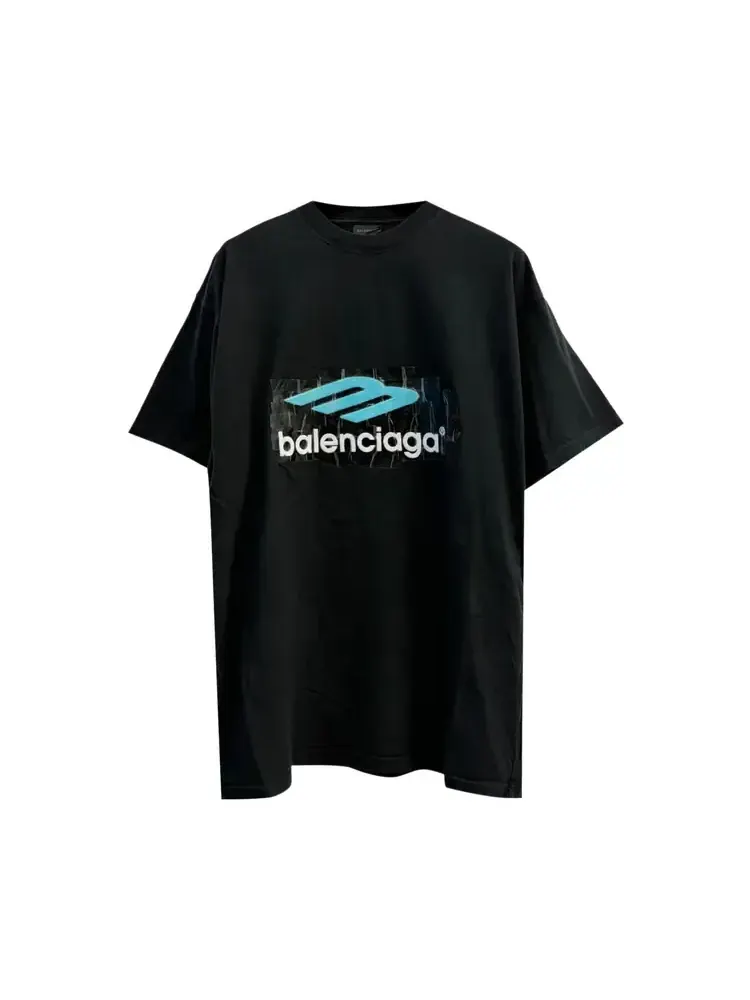 Футболка Balenciaga Oversized с коротким рукавом