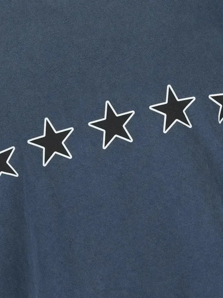 Футболка Balenciaga Twisted Crew Neck 'Washed Navy' — изображение 3 из 3, синий