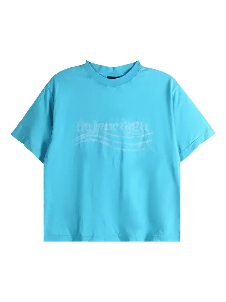 Футболка Balenciaga Medium Fit 'Azure'