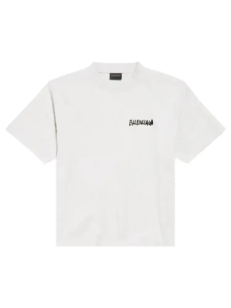 Футболка Balenciaga Medium Fit с круглым вырезом