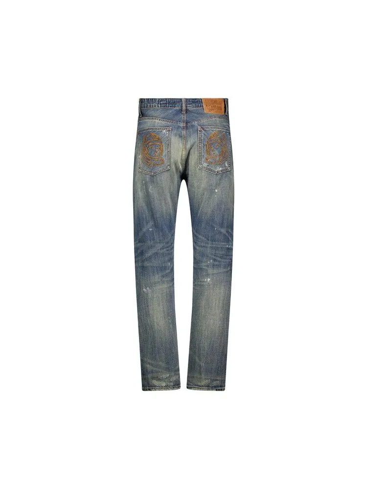 Джинсы Billionaire Boys Club Heart Fit Challenger Jeans, Crater — изображение 2 из 2, синий