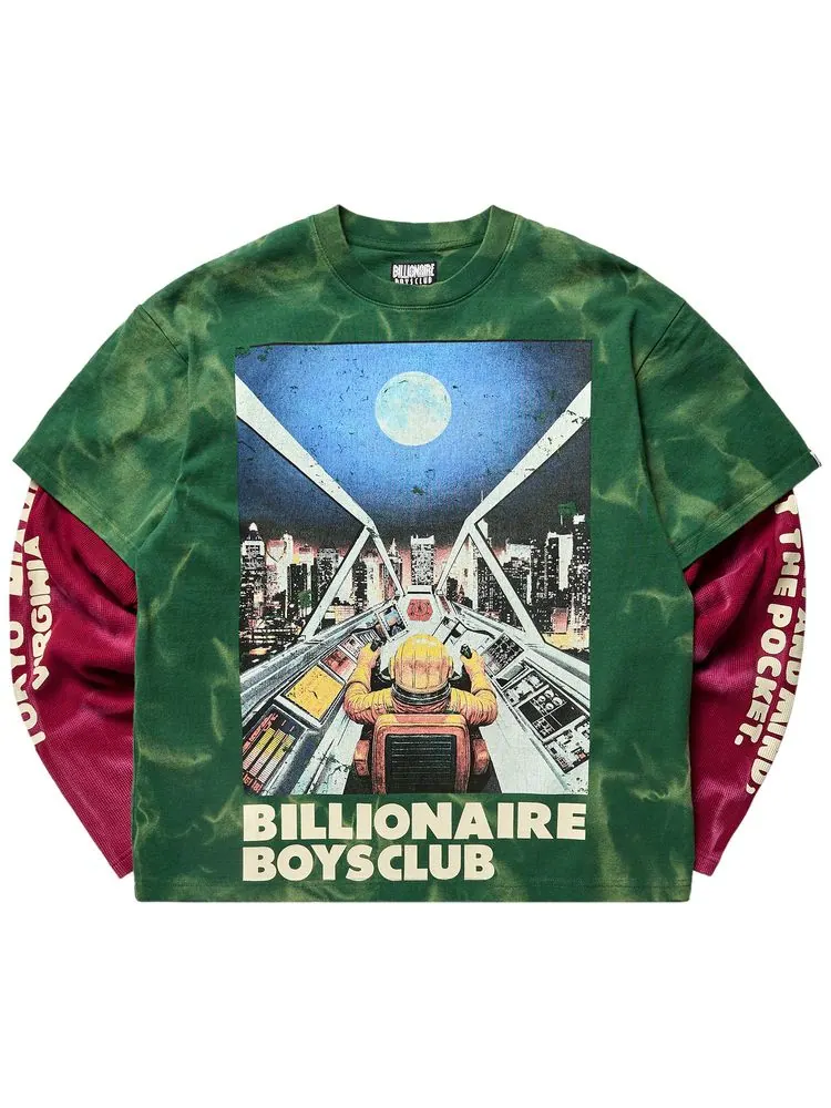 Футболка с длинными рукавами "Eden" от Billionaire Boys Club Arrival — изображение 1 из 1, зеленый