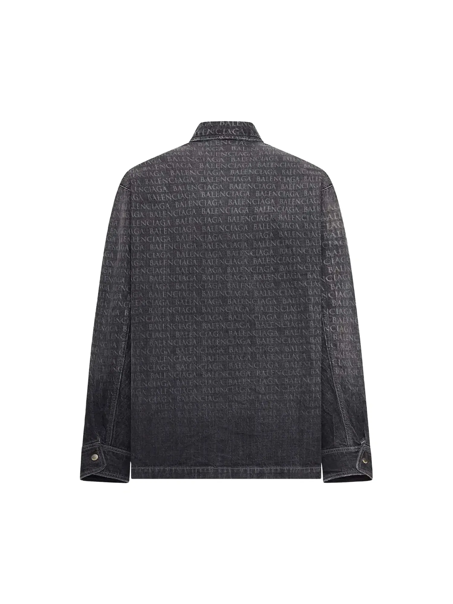 Рубашка-рубашка Balenciaga — изображение 2 из 2, черный/серый