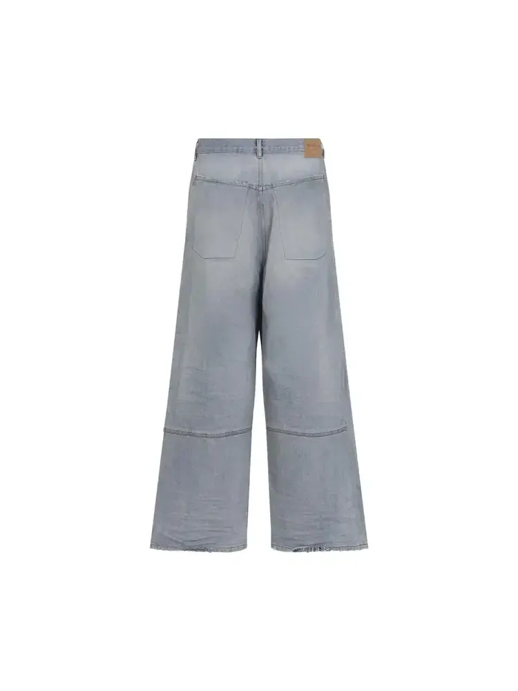 Брюки Balenciaga Minimal Baggy Pants 'Dirty Light Blue' — 2