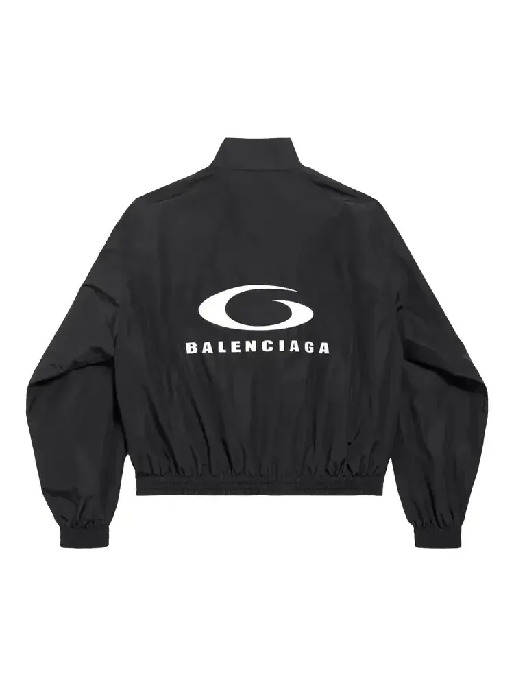 Спортивный костюм Balenciaga с воротником-стойкой — изображение 2 из 2, черный