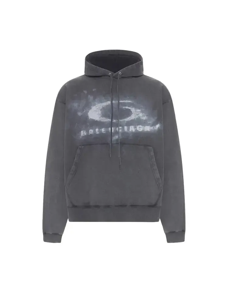 Худи Balenciaga Oversized с завязками