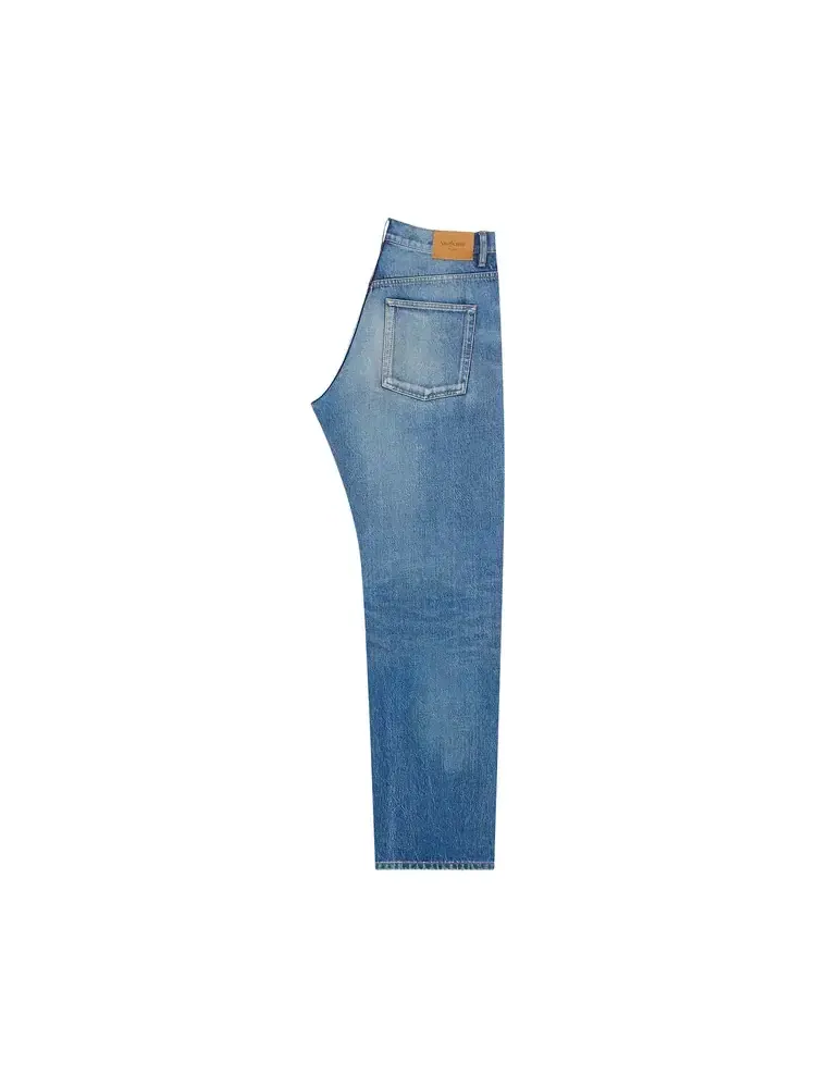Джинсы Saint Laurent High Rise Tapered — изображение 2 из 3, синий