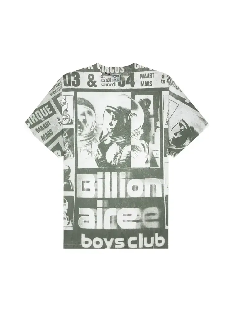Вязаная футболка оверсайз с коротким рукавом, белого цвета, от Billionaire Boys Club News — изображение 1 из 2, белый