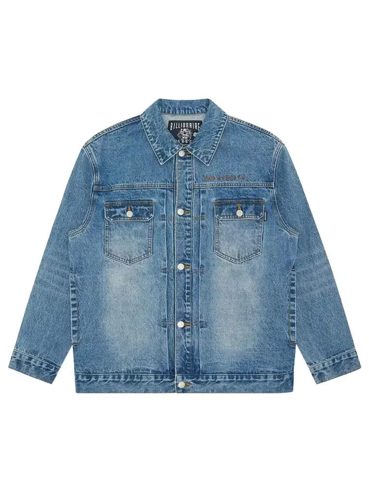 Джинсовая куртка Billionaire Boys Club Script Denim Jacket — изображение 1 из 2, синий