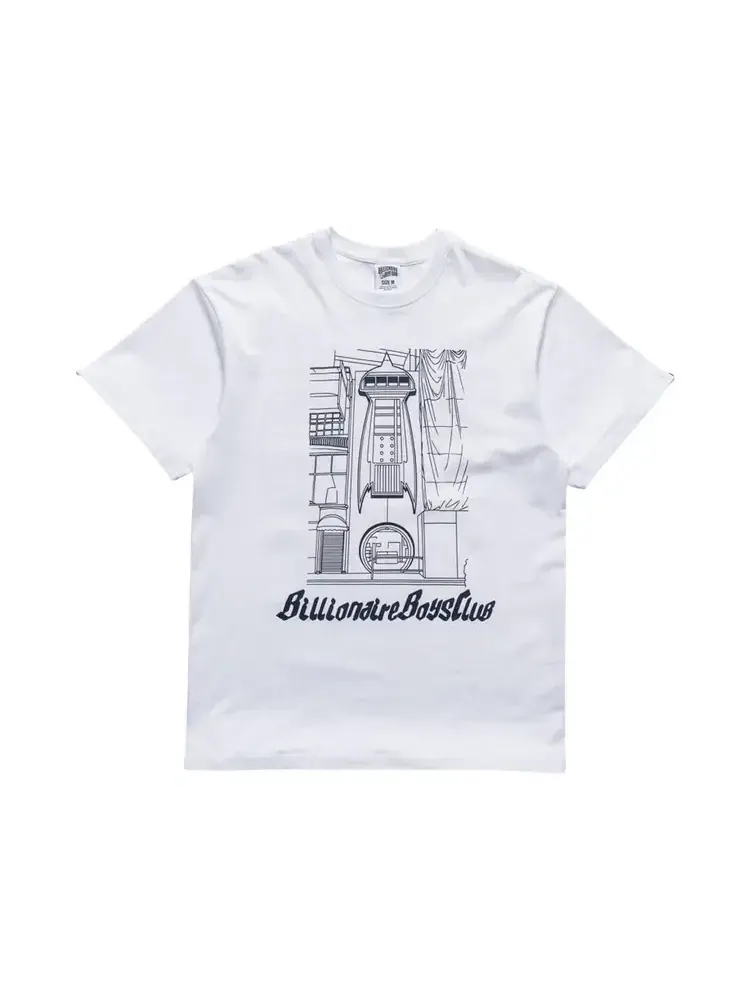 Футболка ручной работы Billionaire Boys Club — изображение 1 из 2, белый