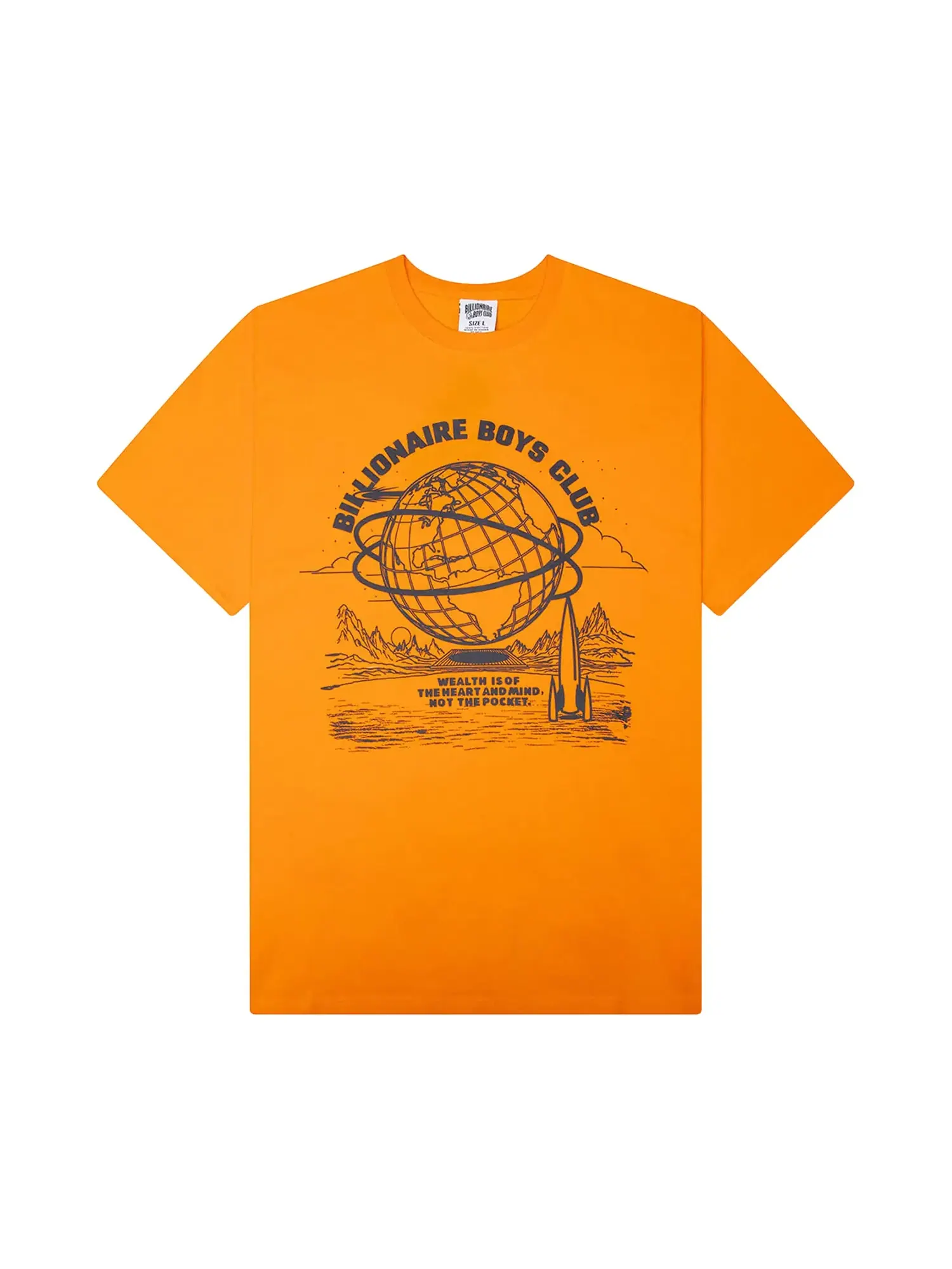 Футболка с коротким рукавом от Billionaire Boys Club Fair — изображение 1 из 2, абрикос