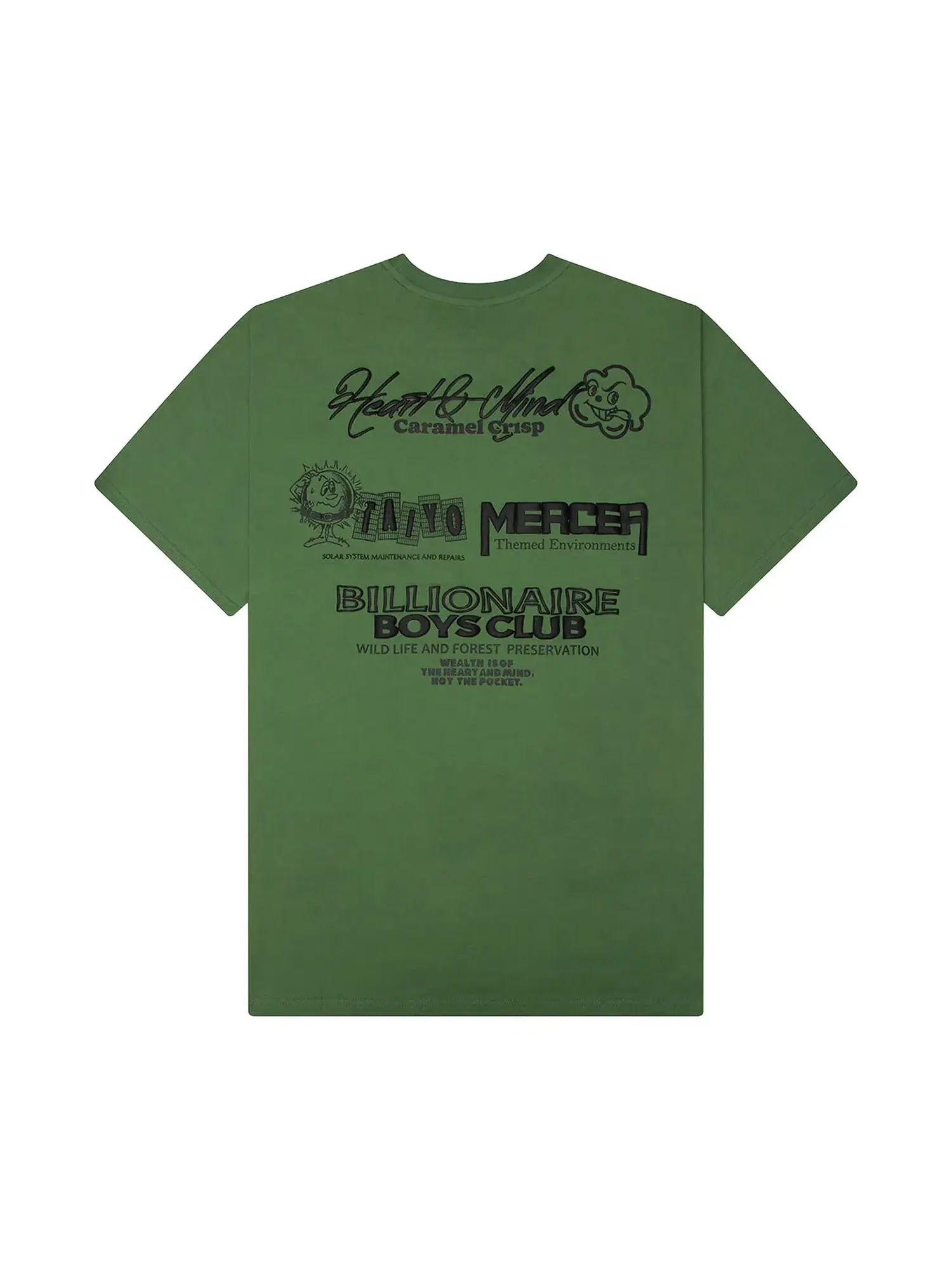 Футболка с коротким рукавом от Billionaire Boys Club Wildlife — изображение 2 из 2, зеленый