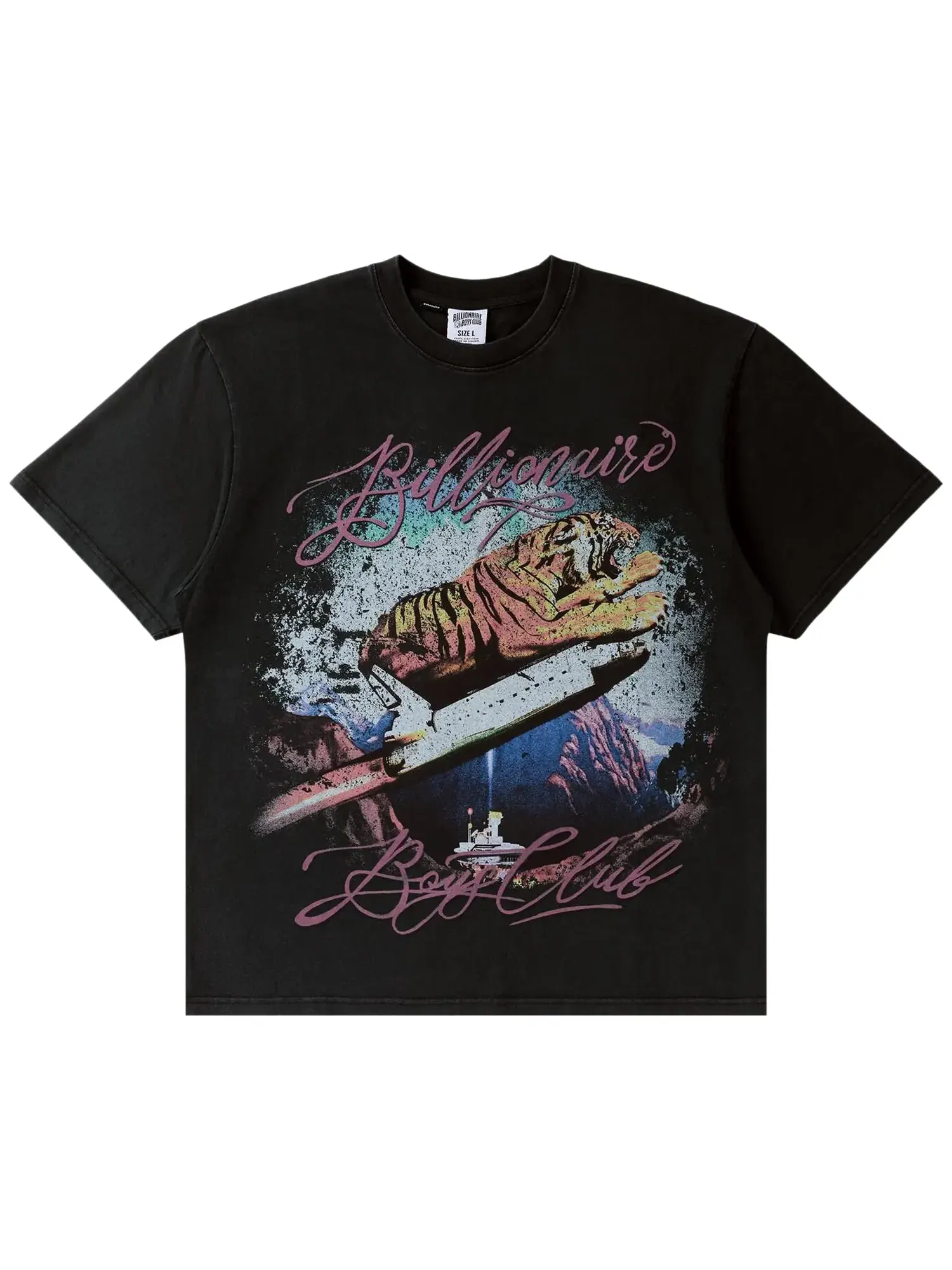 Вязаная футболка с коротким рукавом Billionaire Boys Club Species — изображение 1 из 2, черный