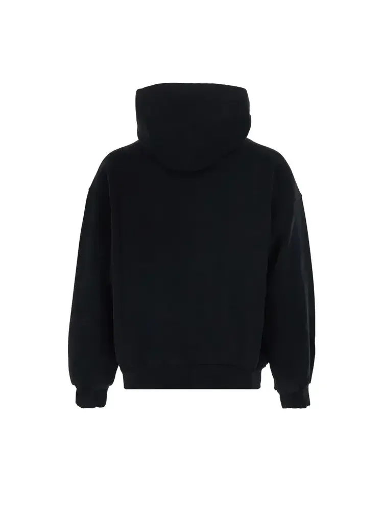 Худи Balenciaga Medium Fit — изображение 2 из 3, черный