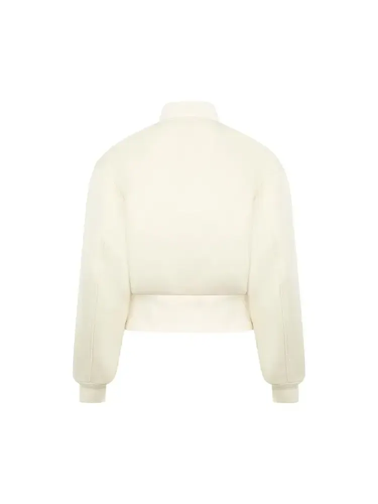 Укороченная куртка-бомбер Balenciaga — изображение 2 из 2, белый