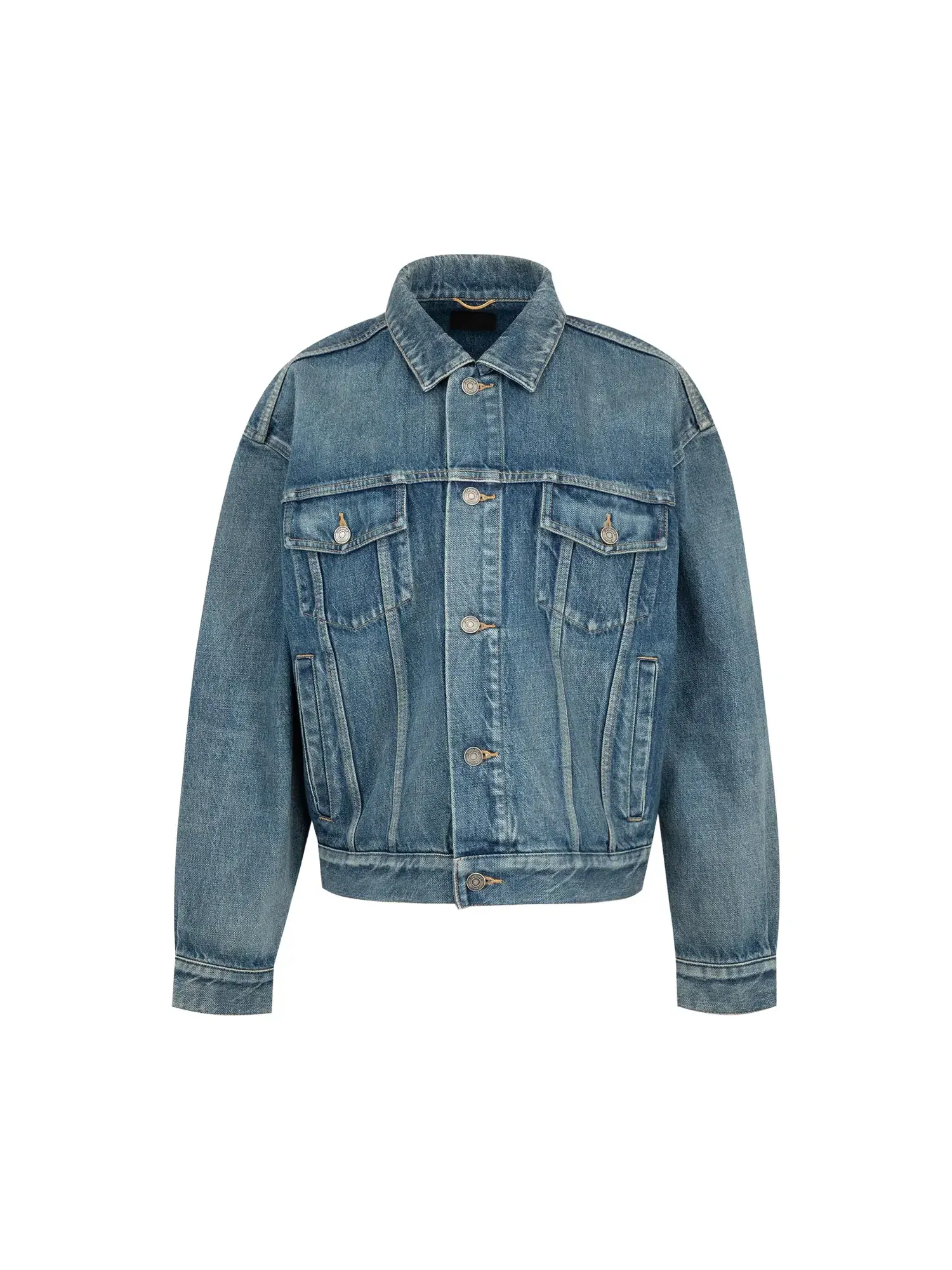 Куртка-тракер Saint Laurent 70-х годов — изображение 1 из 3, синий