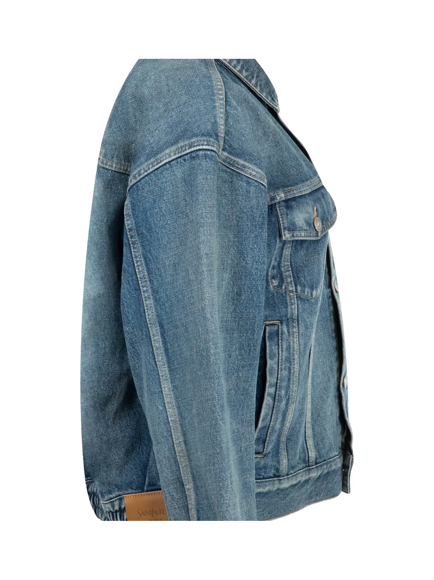 Куртка-тракер Saint Laurent 70-х годов — изображение 3 из 3, синий
