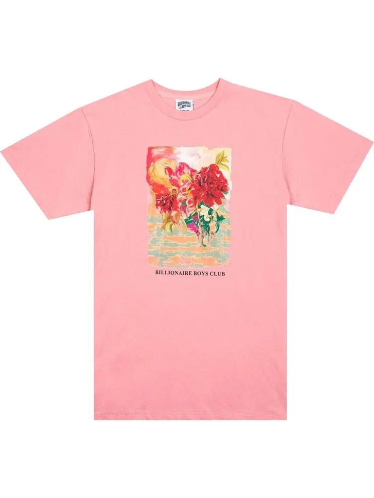 Футболка Billionaire Boys Club Painted Tee 'Pink' — изображение 1 из 1, розовый