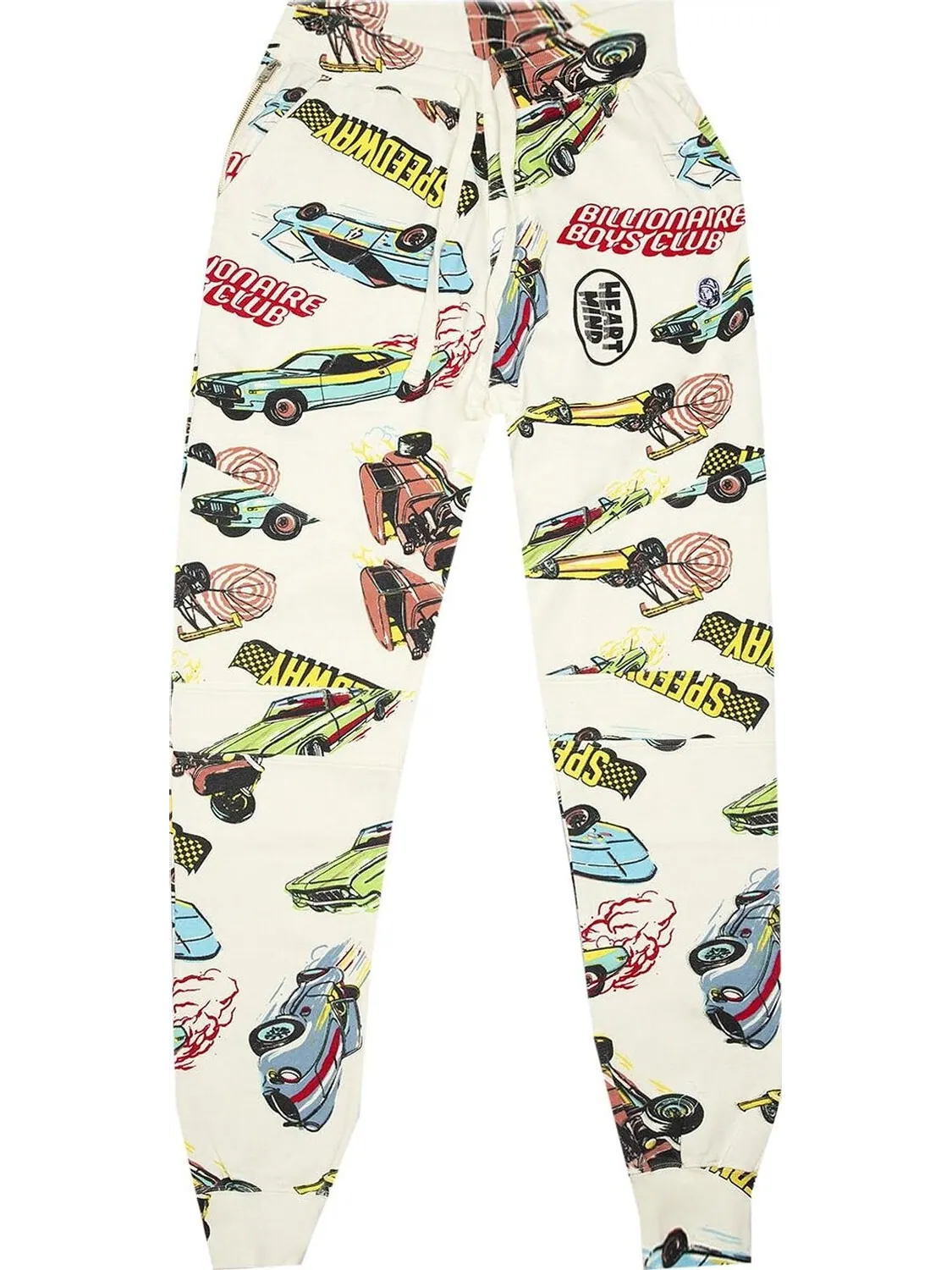Спортивные брюки Billionaire Boys Club Speedways Sweatpants 'White' — изображение 1 из 1, белый