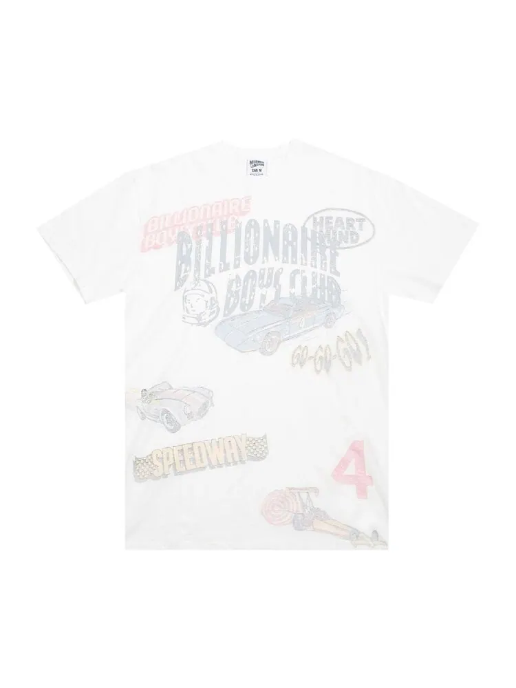 Футболка Billionaire Boys Club Retro Speed Knit Tee 'White' — изображение 1 из 2, белый