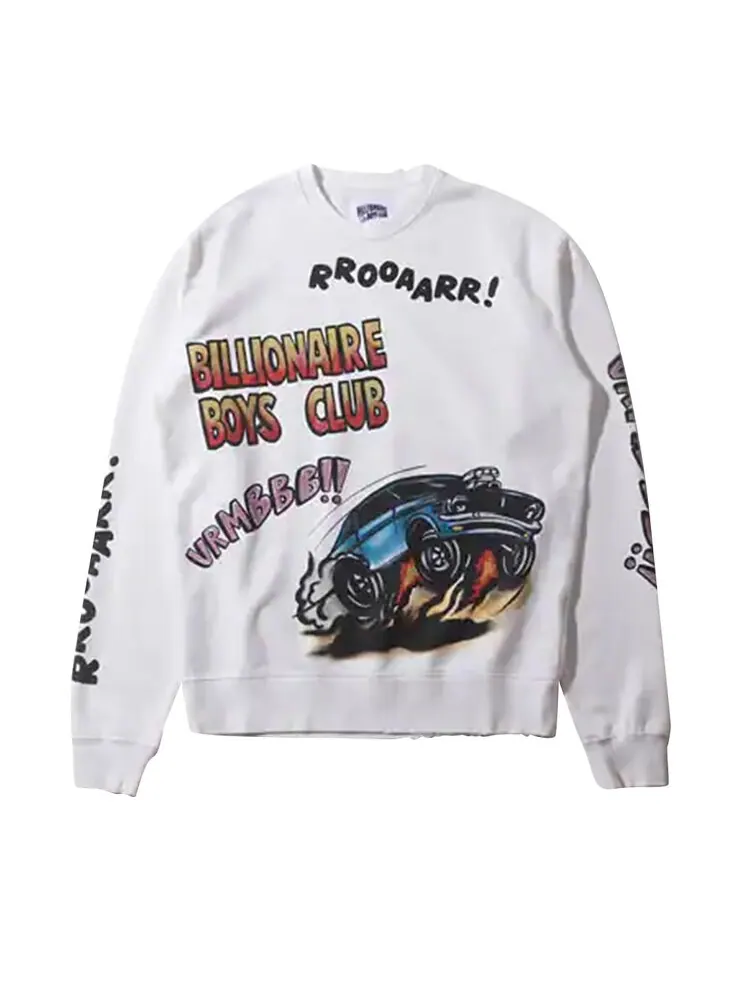 Толстовка Billionaire Boys Club BB Roarr Crewneck 'Snow White' — изображение 1 из 1, белый
