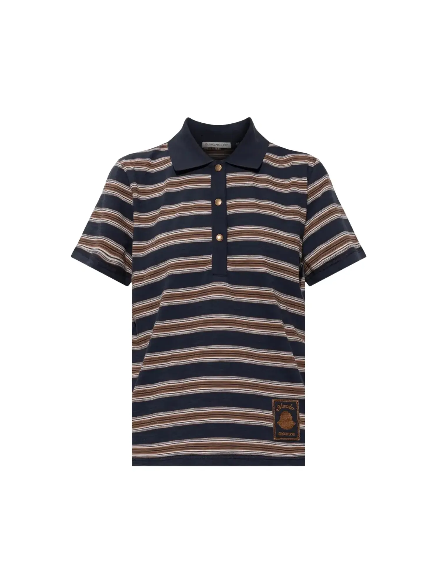 Поло Moncler Short-Sleeve — изображение 1 из 1, синий