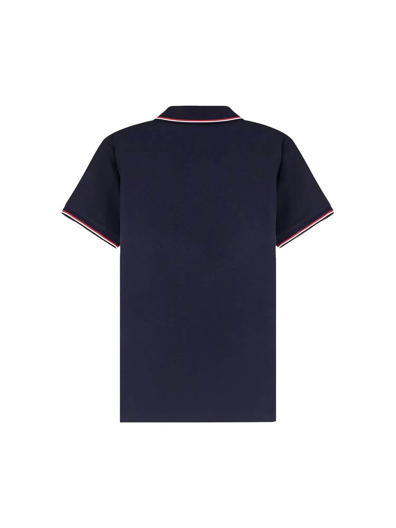 Поло с коротким рукавом Moncler — изображение 2 из 2, черный/темно-синий