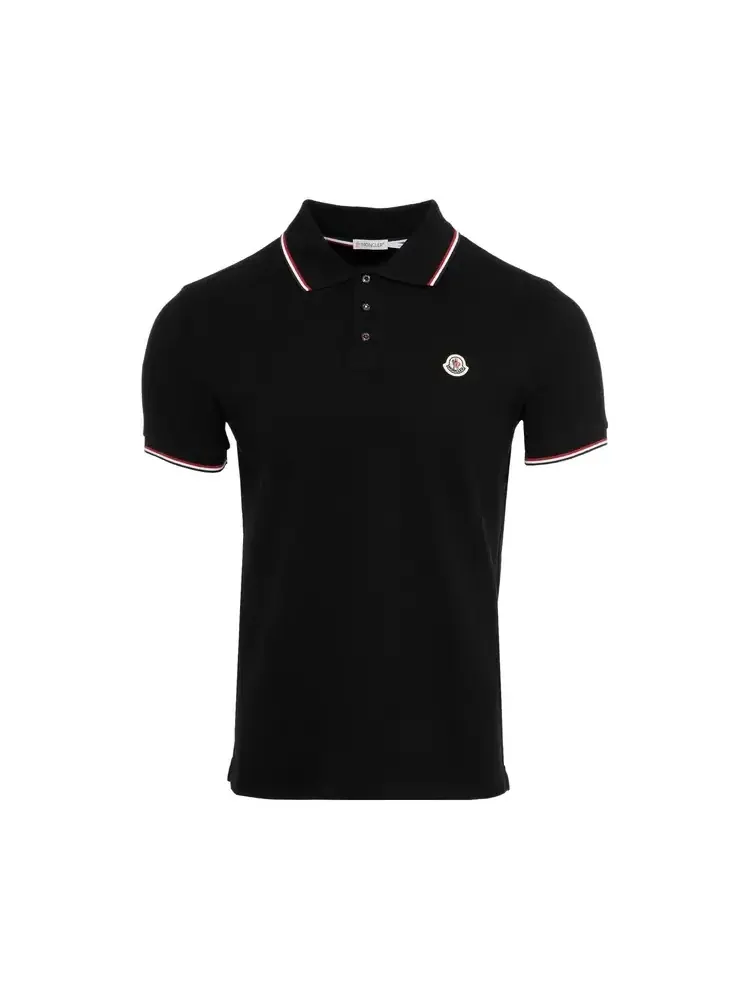 Поло Moncler Maglia — изображение 1 из 3, черный
