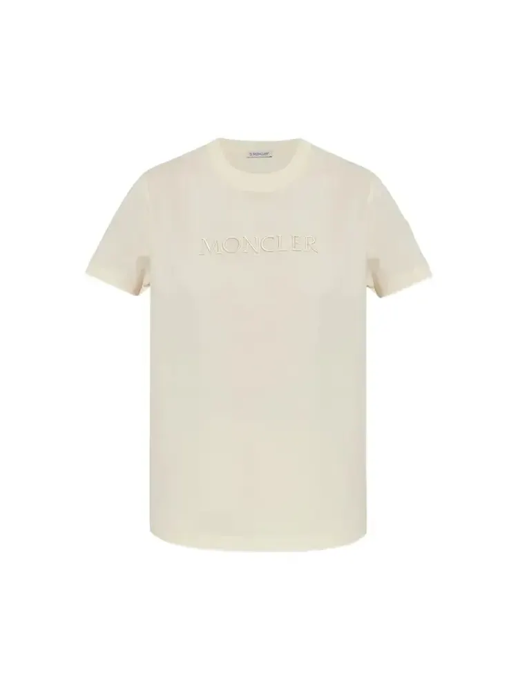 Футболка с коротким рукавом Moncler — изображение 1 из 1, белый