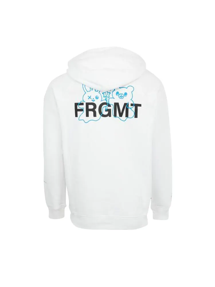 Худи Moncler Genius x Fragment Cartoon Logo Hoodie 'White' — изображение 2 из 2, белый