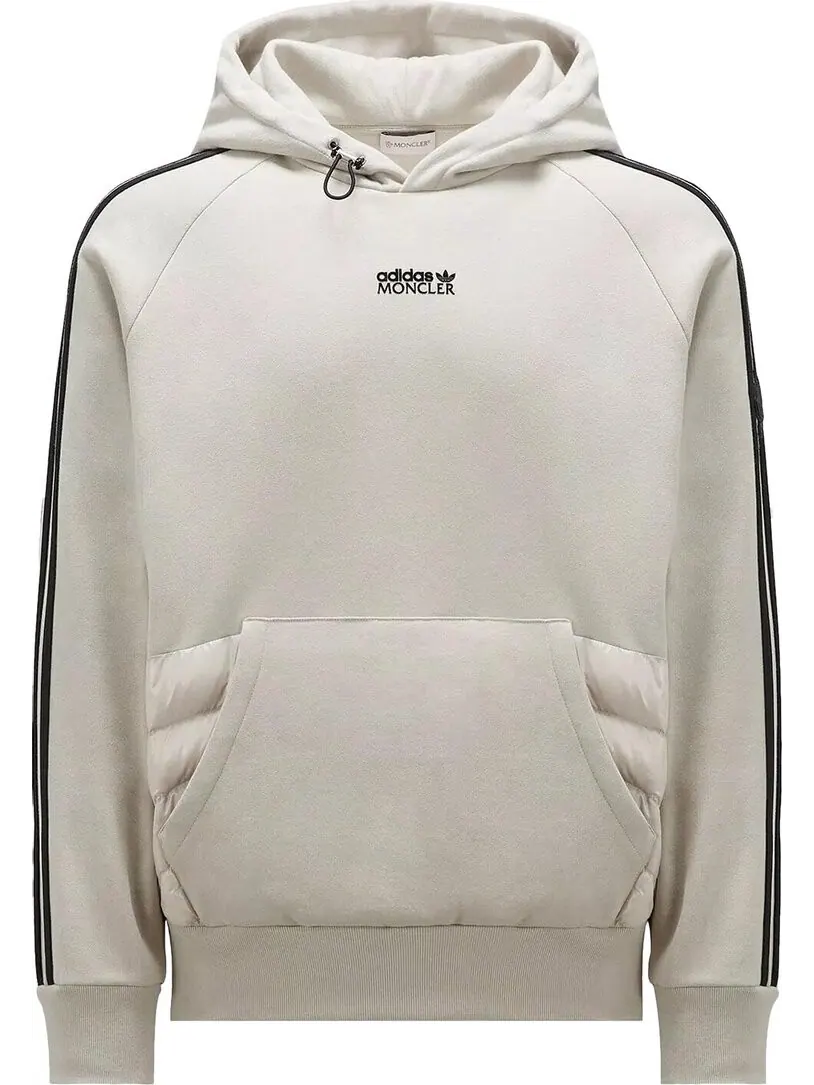 Худи Moncler x adidas Fleece 'Stone Grey'