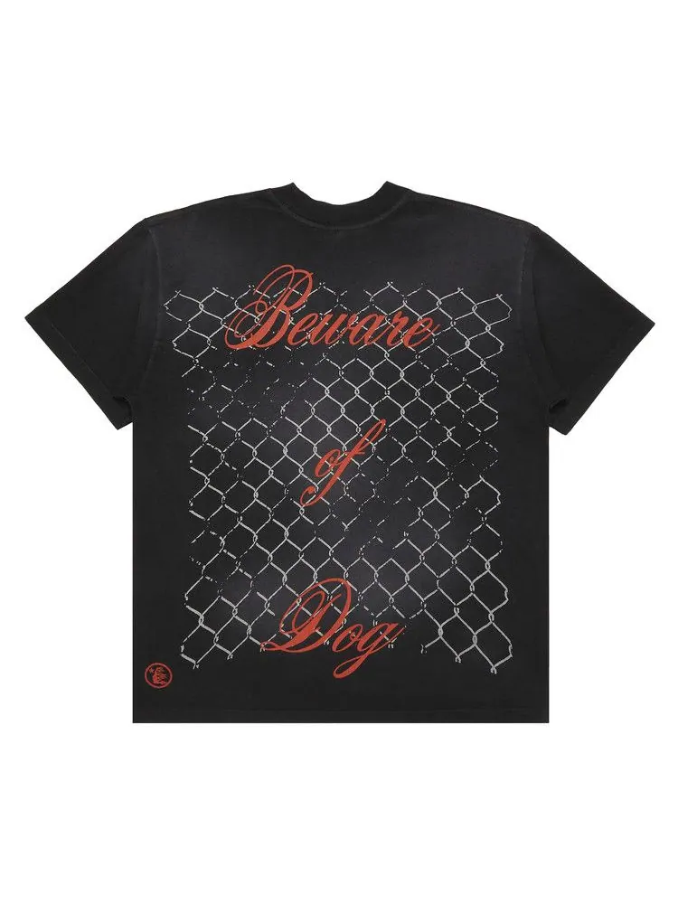 Футболка Hellstar Beware Of Dog Tee — изображение 2 из 3, черный